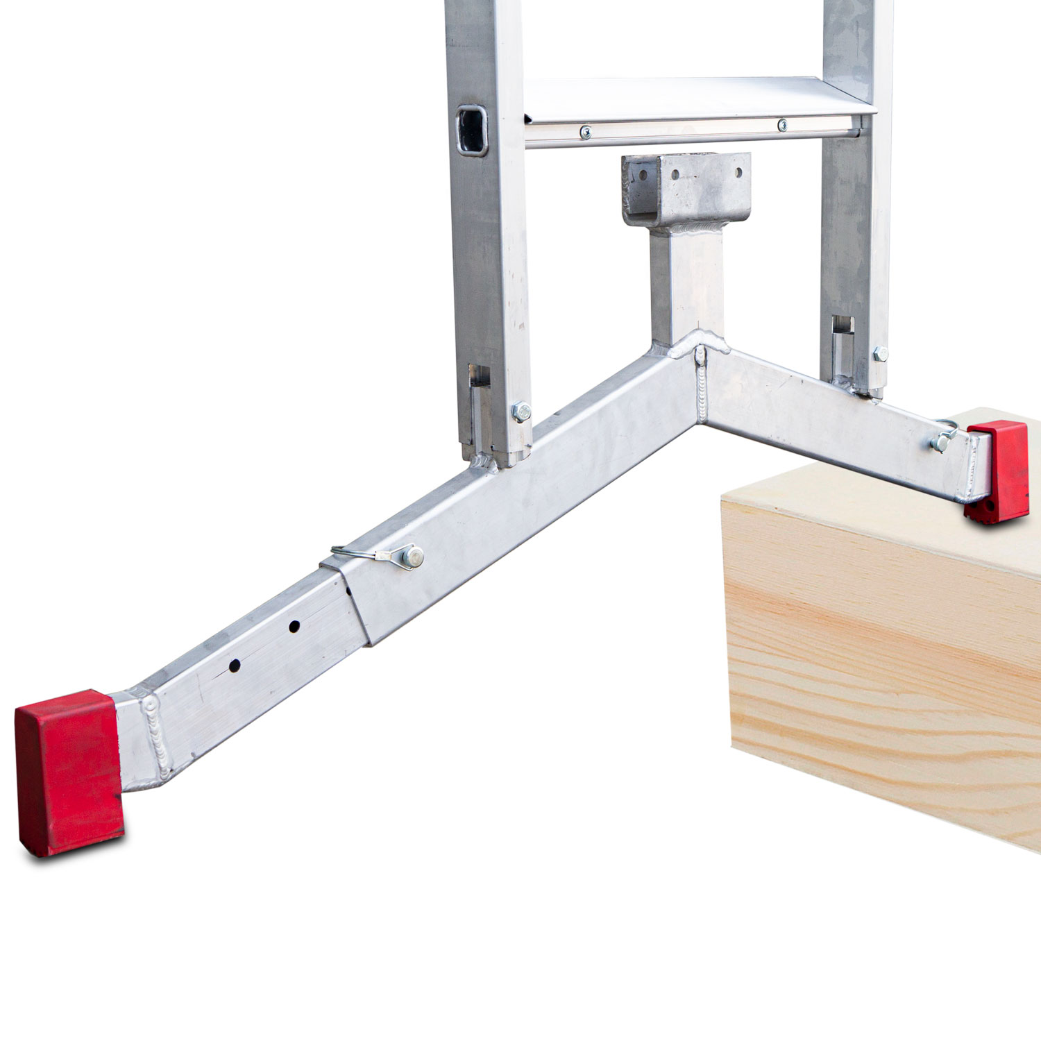 BAS-REGU | Base stabilisatrice réglable en hauteur pour échelles industrielles EN1400 et EN1500