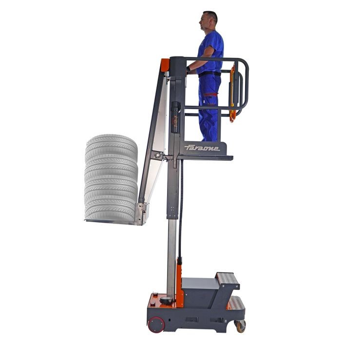 Elevah E6 Tires | H. max. de travail 6 m.