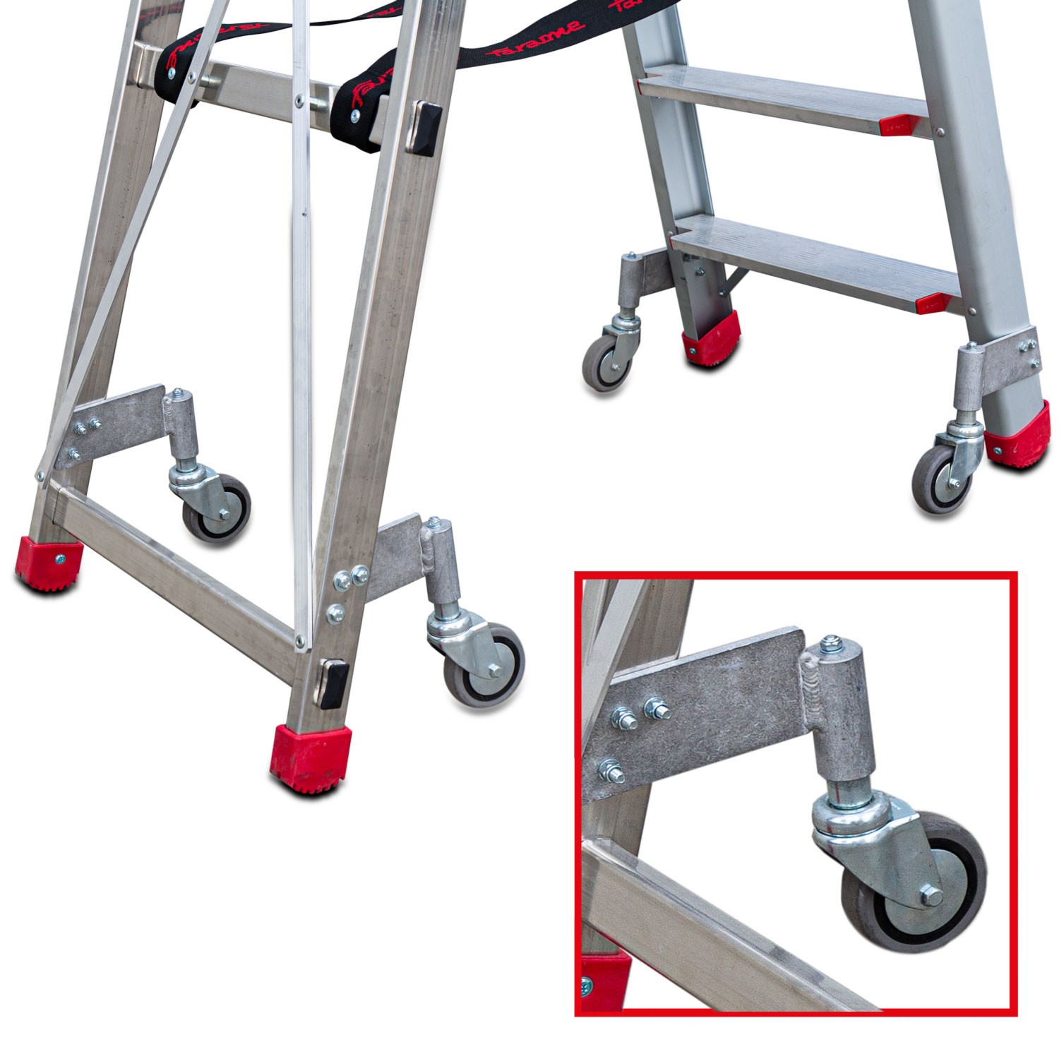 LADY/R | Jeu de 4 roues rétractables pour DOMUS