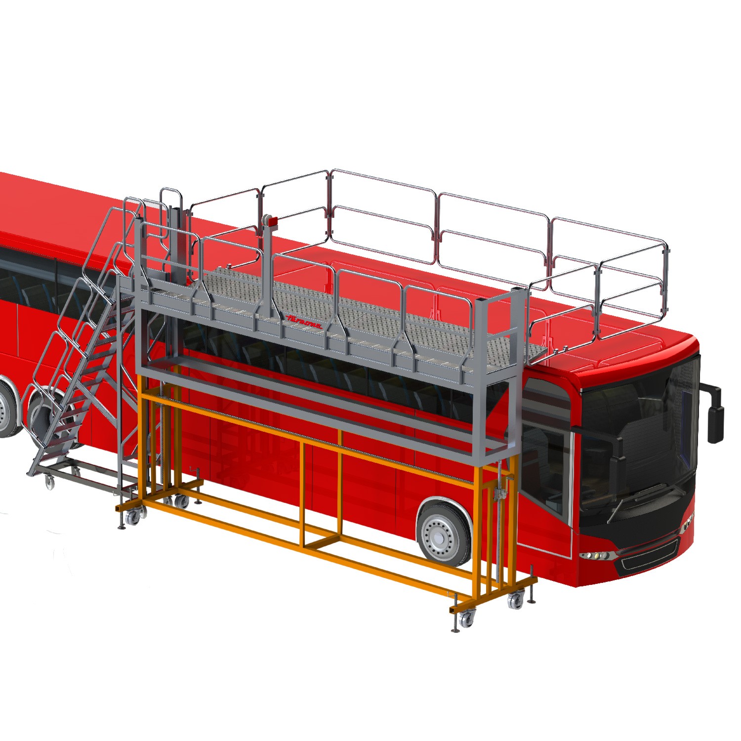 EM302 | Structure sur mesure pour maintenance d'autobus