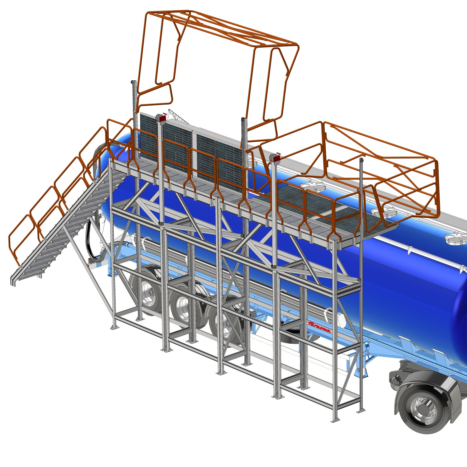 EM108 | Structure sur mesure pour maintenance de camions