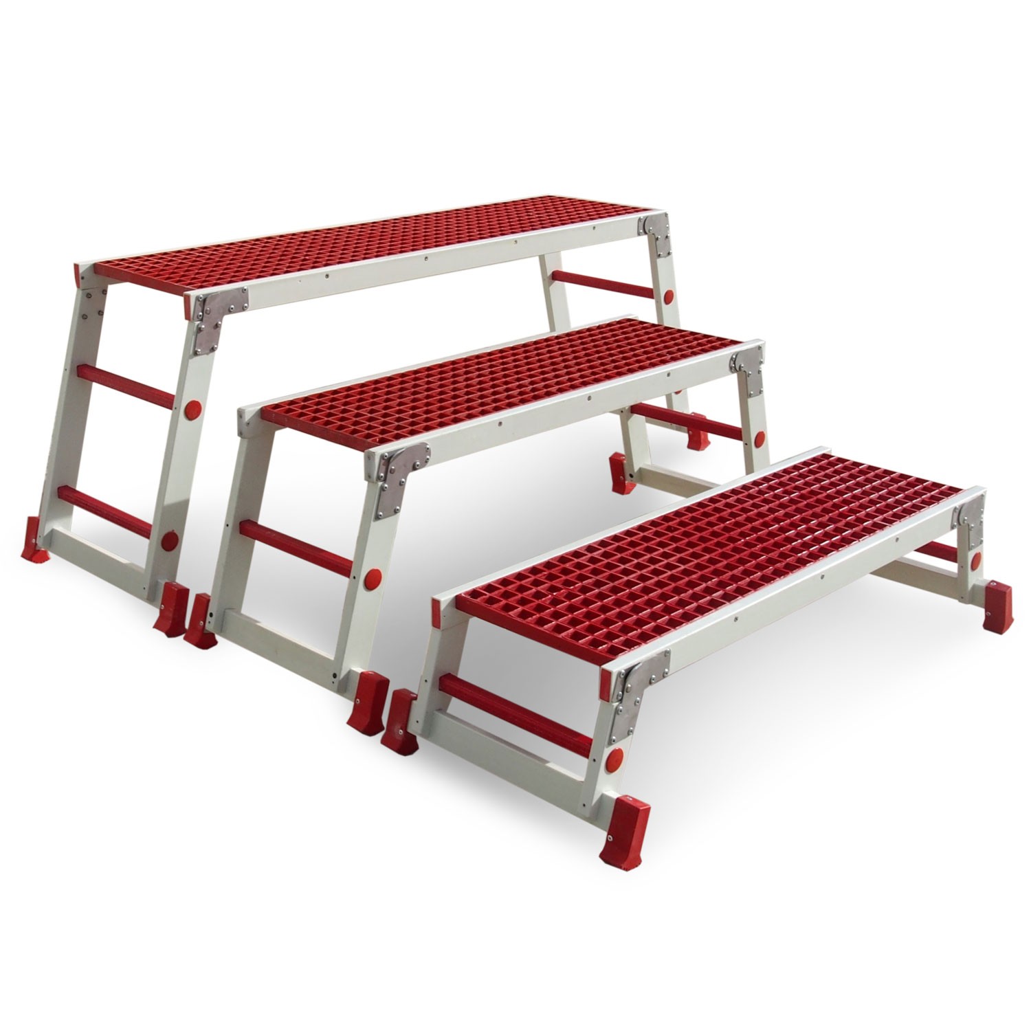 EM2005 | Plates-formes de travail pliantes à usage professionnel en fibre de verre