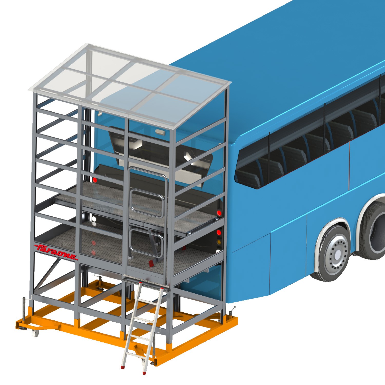 EM307 | Structure sur mesure pour maintenance d'autobus