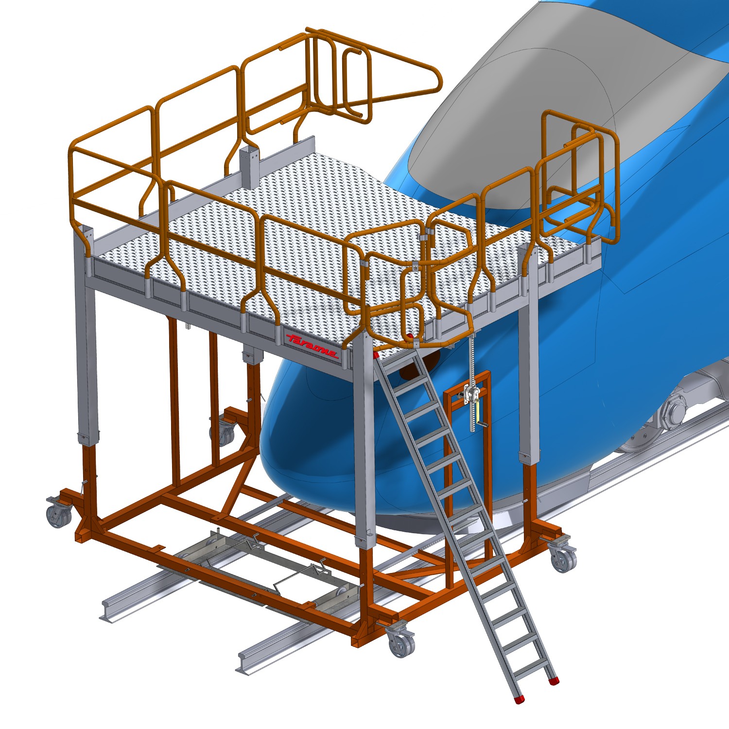 EM208 | Plate-forme sur mesure pour maintenance de trains