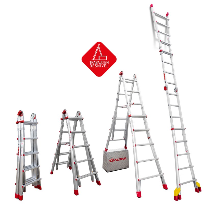 TELES | Échelle télescopique en aluminium polyvalente super professionnelle