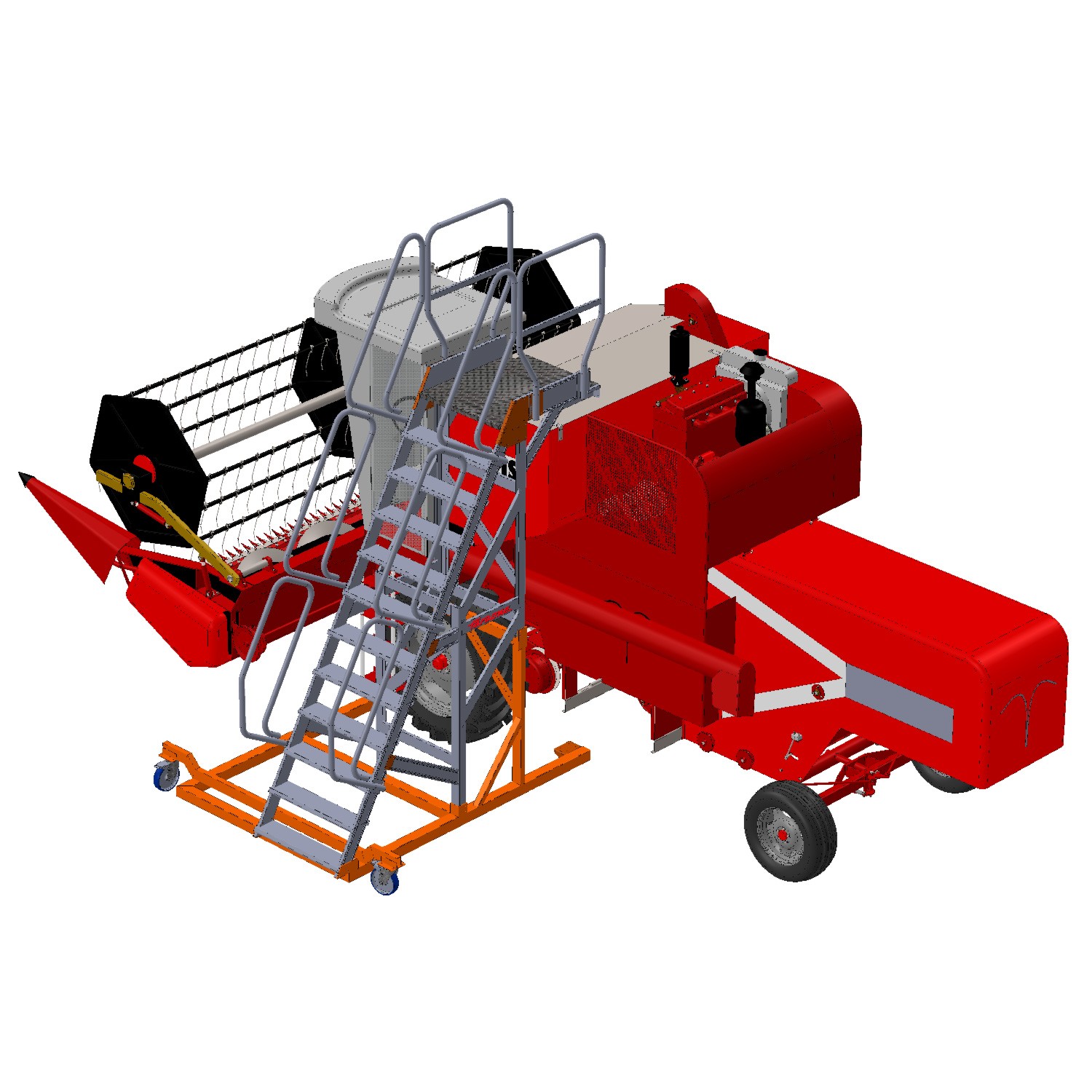 EM801 | Structure sur mesure pour maintenance de véhicules agricoles
