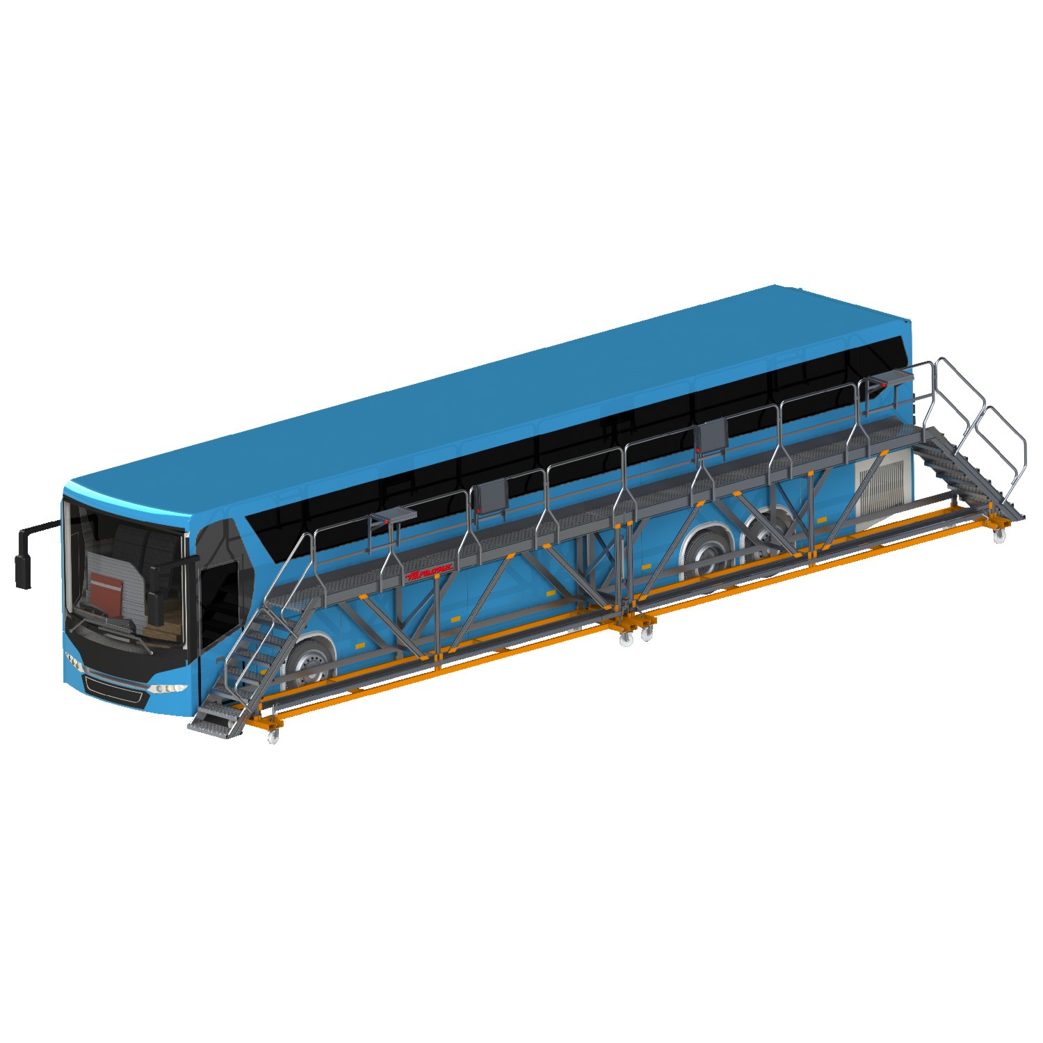 EM306 | Structure sur mesure pour maintenance d'autobus