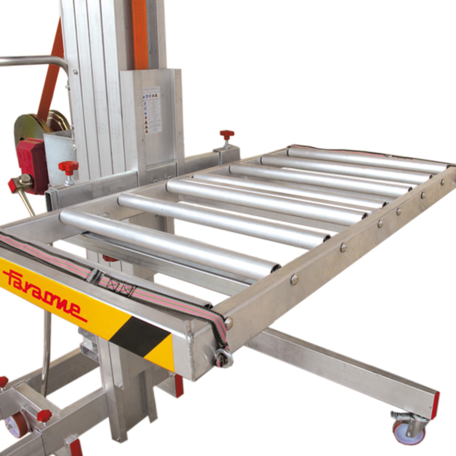 HW-09 | Table élévatrice à rouleaux réglables de 140x60 cm.