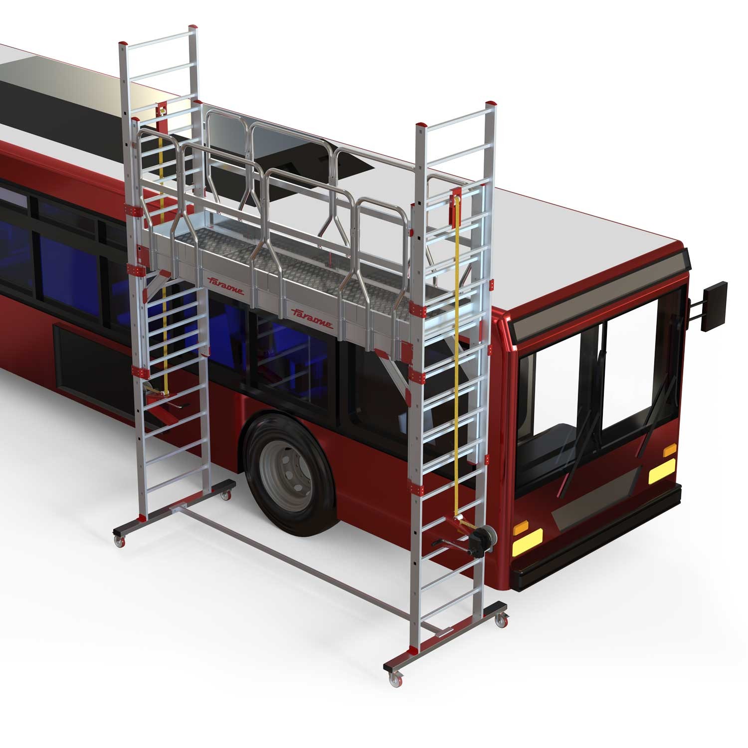 TSA320 | Échafaudage spécial pour les ateliers de camions et d'autobus