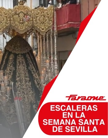 Seguridad, tradición y altura: Escaleras Faraone para la Semana Santa de Sevilla