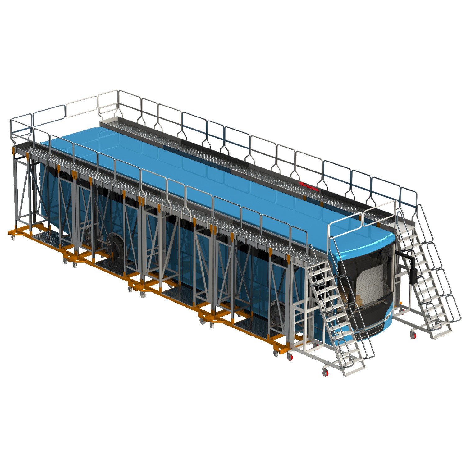 EM305 | Structure sur mesure pour maintenance d'autobus
