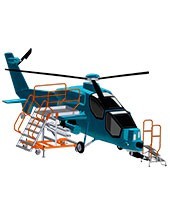 Échelles pour Maintenance d’Hélicoptères