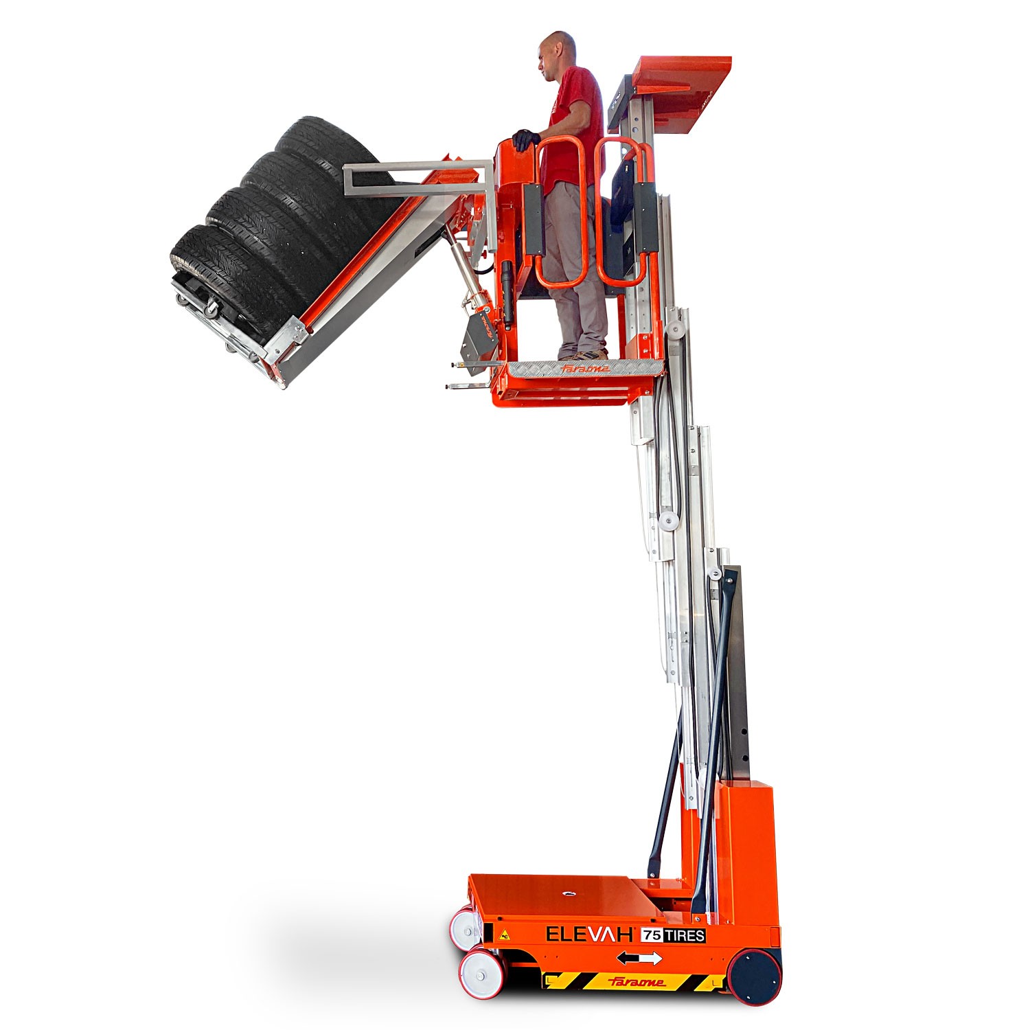 Elevah 75 Tires | H. Máx. de trabajo 7,60 m.
